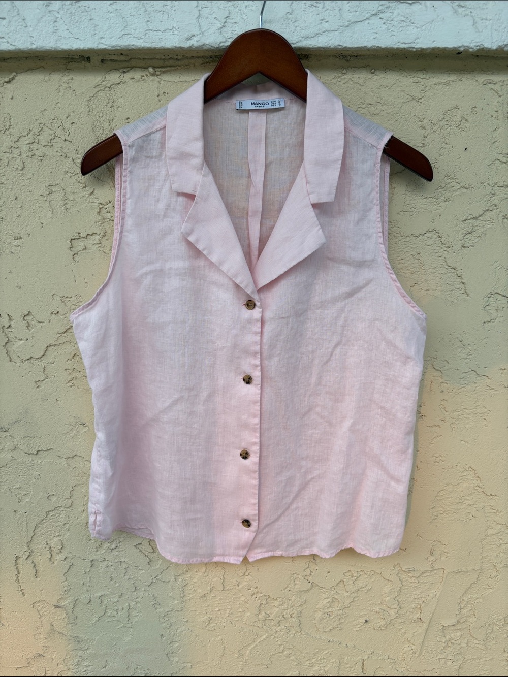 Mango linen top